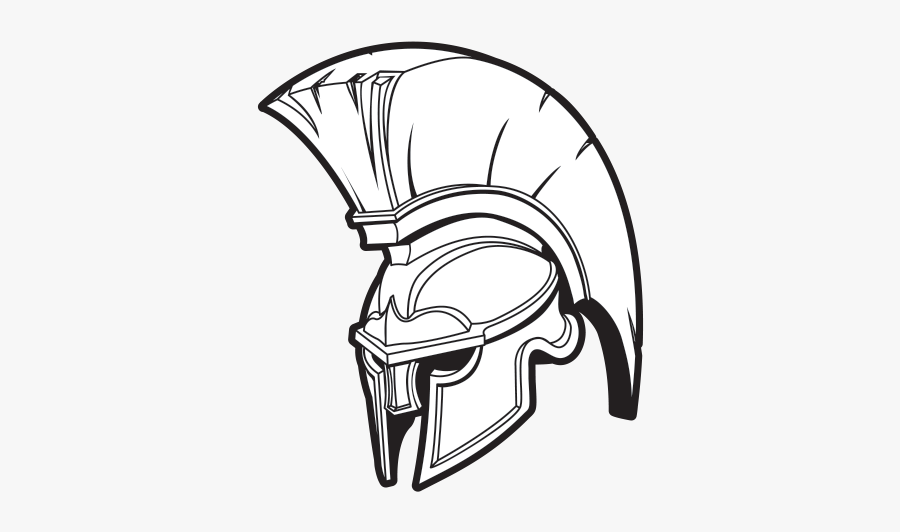 Spartan Basketball Clip Art Clipart - Transparent Background Spartan Helmet, Transparent Clipart