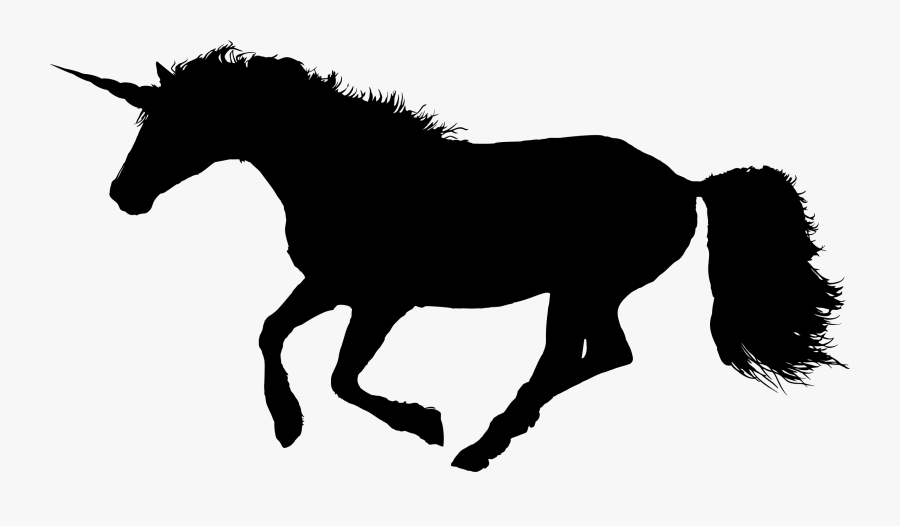 Nubian Goat Silhouette At Getdrawings - Galloping Unicorn, Transparent Clipart