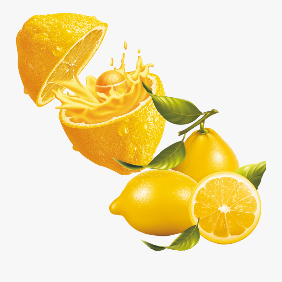 Juice Lemonade Clip Art - Real Fruit Illustration, Transparent Clipart