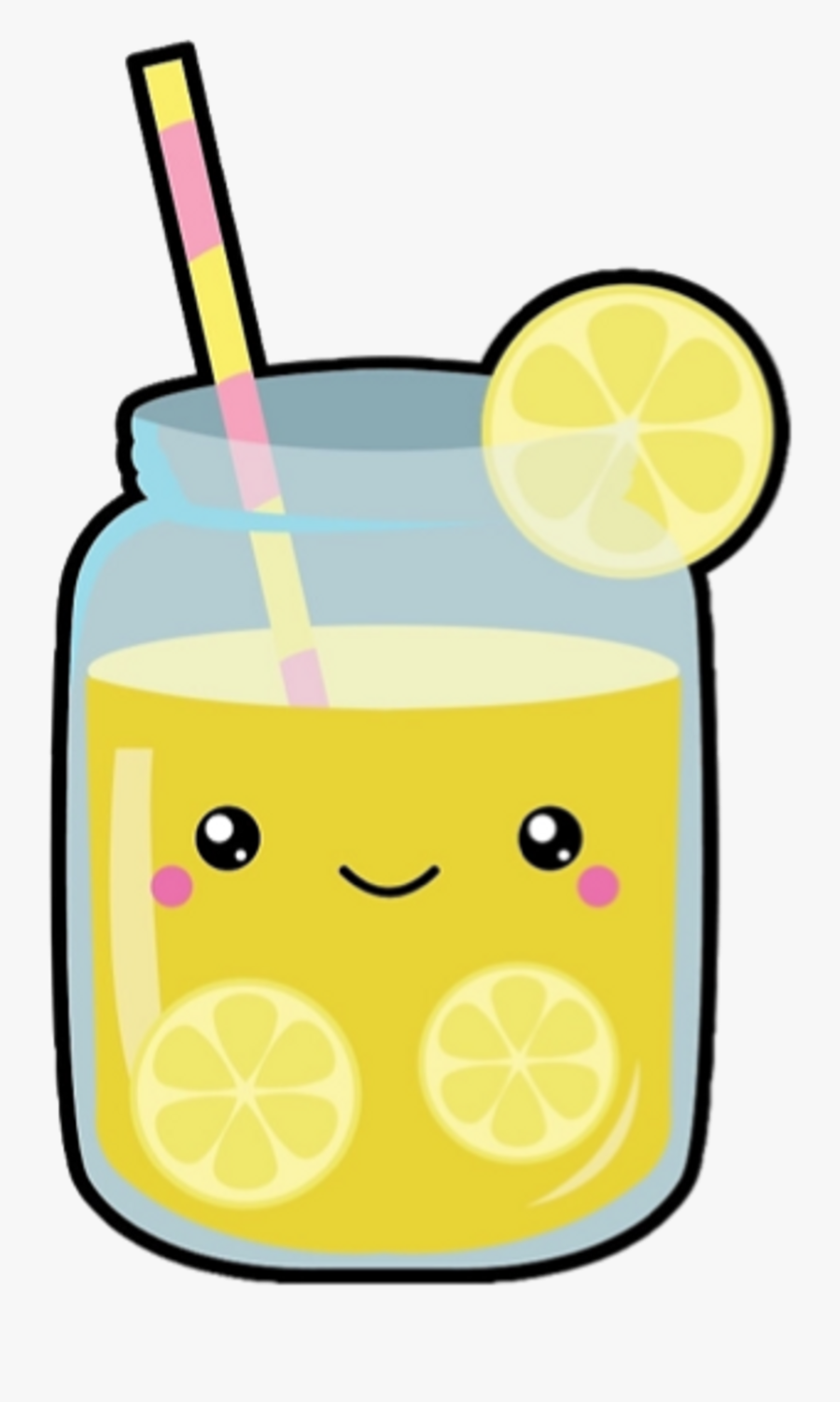 Lemon Juice Kawaii Clipart , Png Download - Kawaii Lemonade Clipart, Transparent Clipart