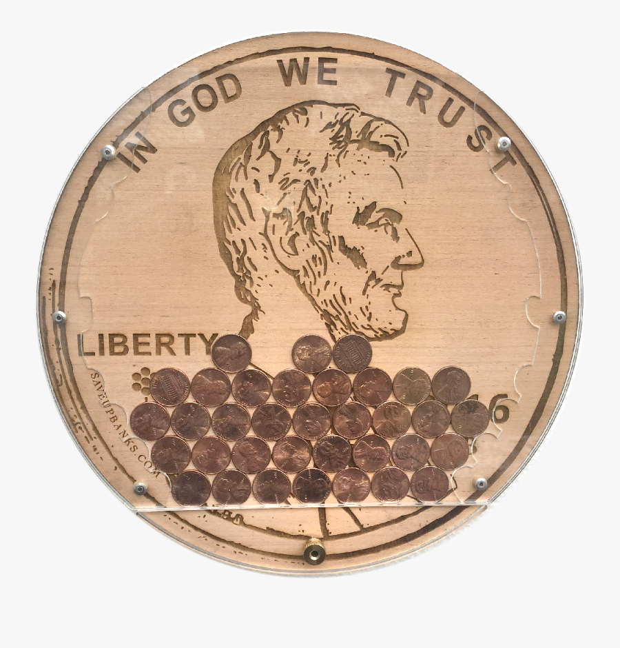 Clip Art Penny Saveupbanks James - Coin, Transparent Clipart