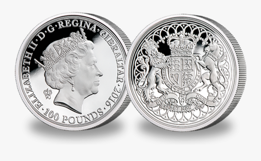 Pennies Clipart Coin British - Queen Elizabeth 90th 100 Birthday Coin, Transparent Clipart