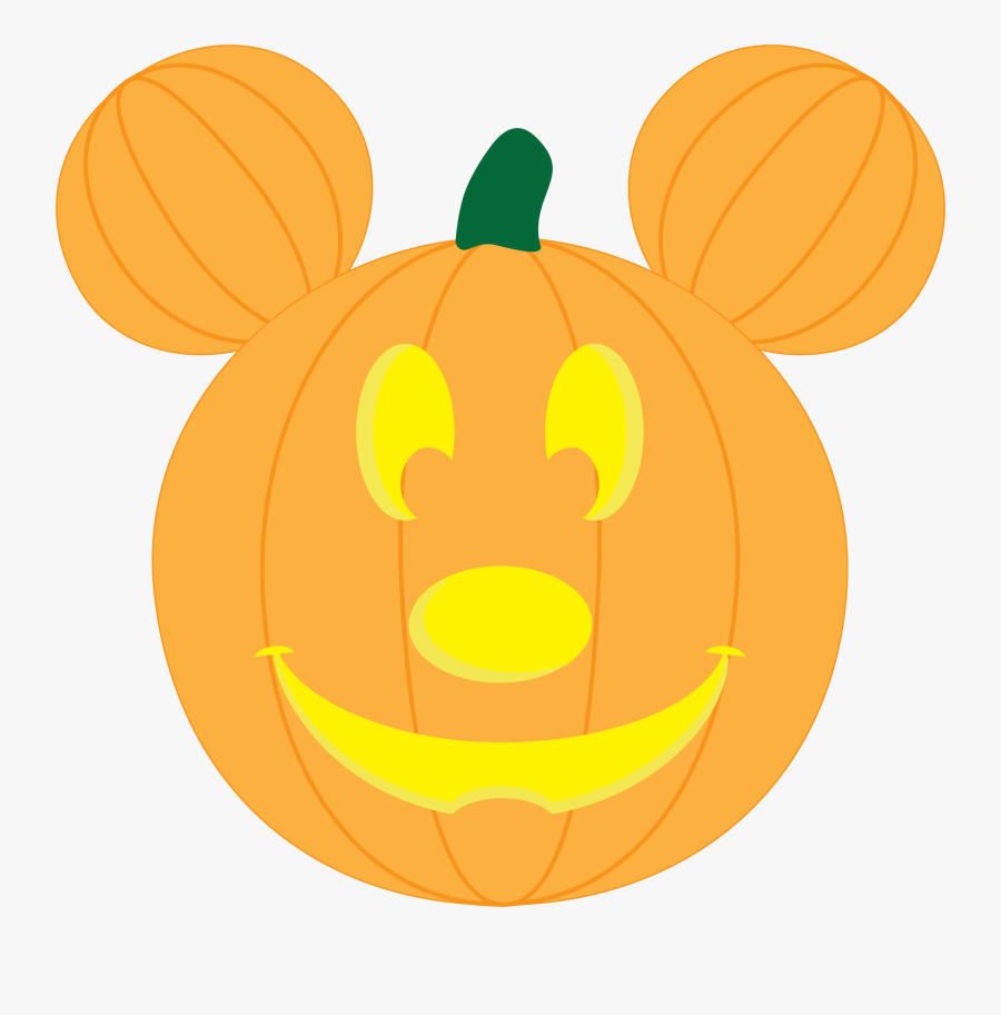 Mickey Halloween Pumpkin Clipart, Transparent Clipart