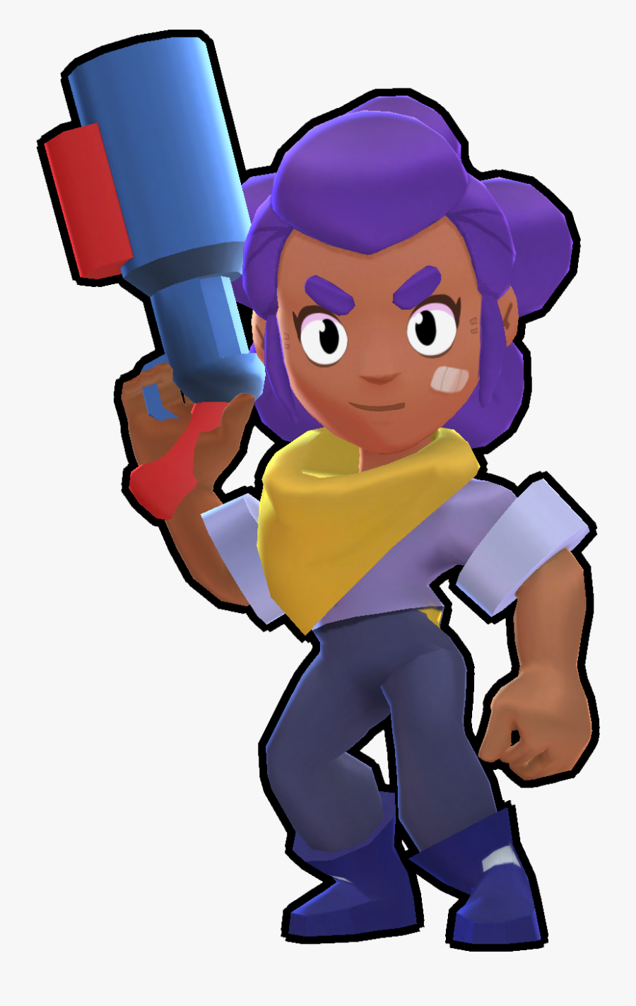 Penny Clipart Png -image Shelly Skin Default Png Brawl - Shelly Brawl Stars Png, Transparent Clipart