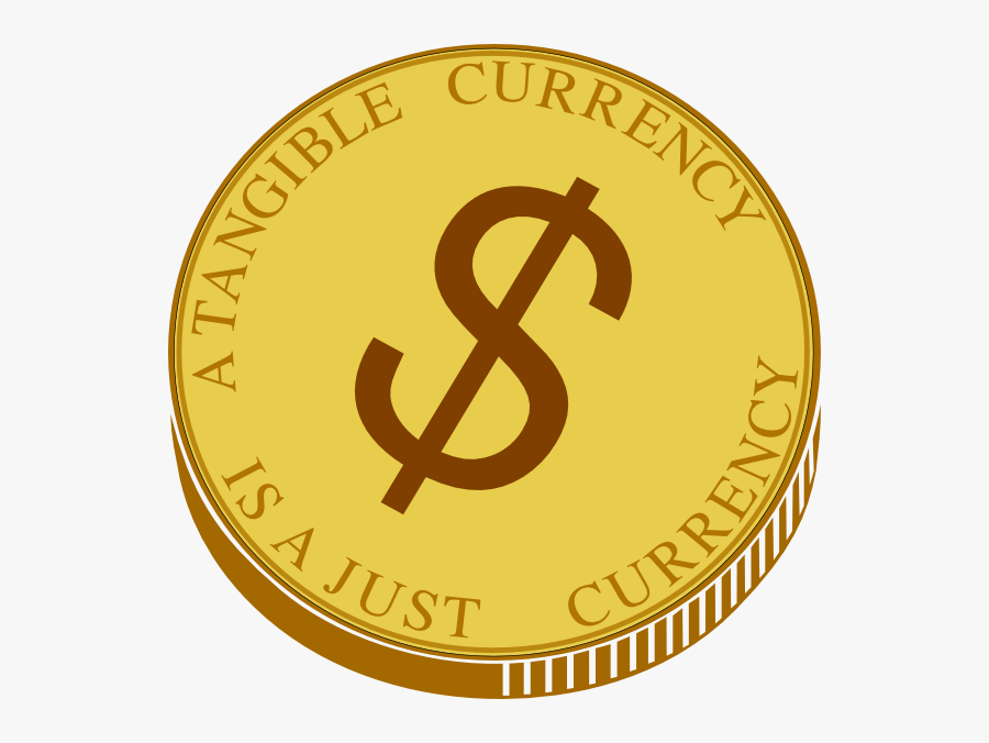 Transparent Blank Gold Coin Png - Coin Clipart, Transparent Clipart