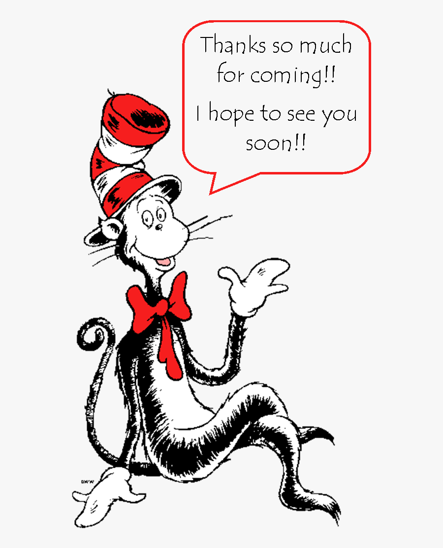 The Cat In The Hat Horton Thing Two Clip Art - Dr Seuss Sitting, Transparent Clipart