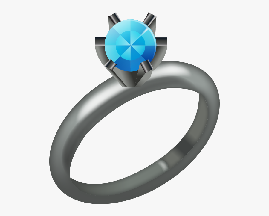 Diamond Ring Emoji Png Clipart , Png Download - Wedding Ring Emoji Png, Transparent Clipart