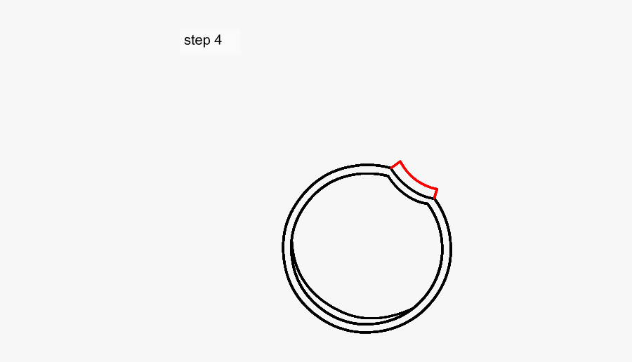 Draw Diamond Ring Inspirational - Circle, Transparent Clipart