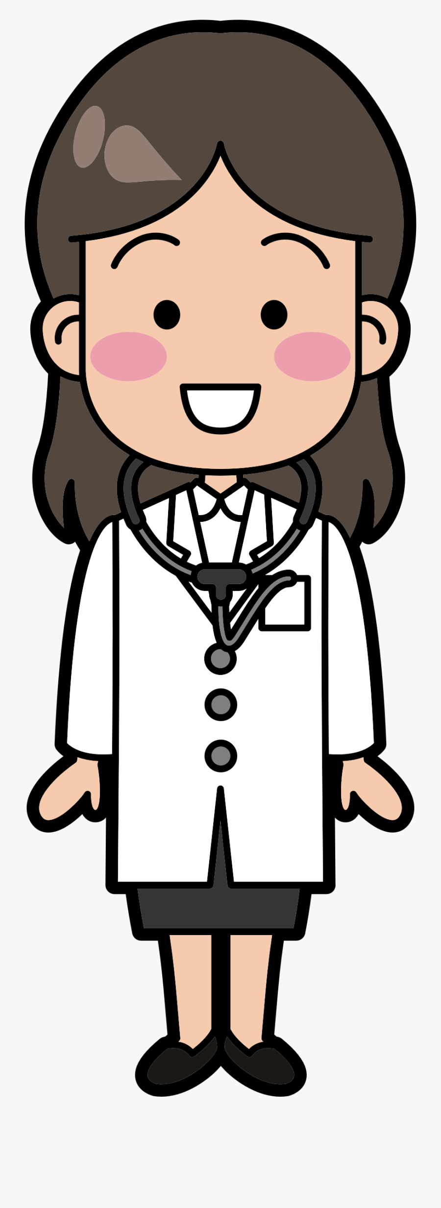 Vector Library Big Image Png - Clip Art Female Doctor, Transparent Clipart