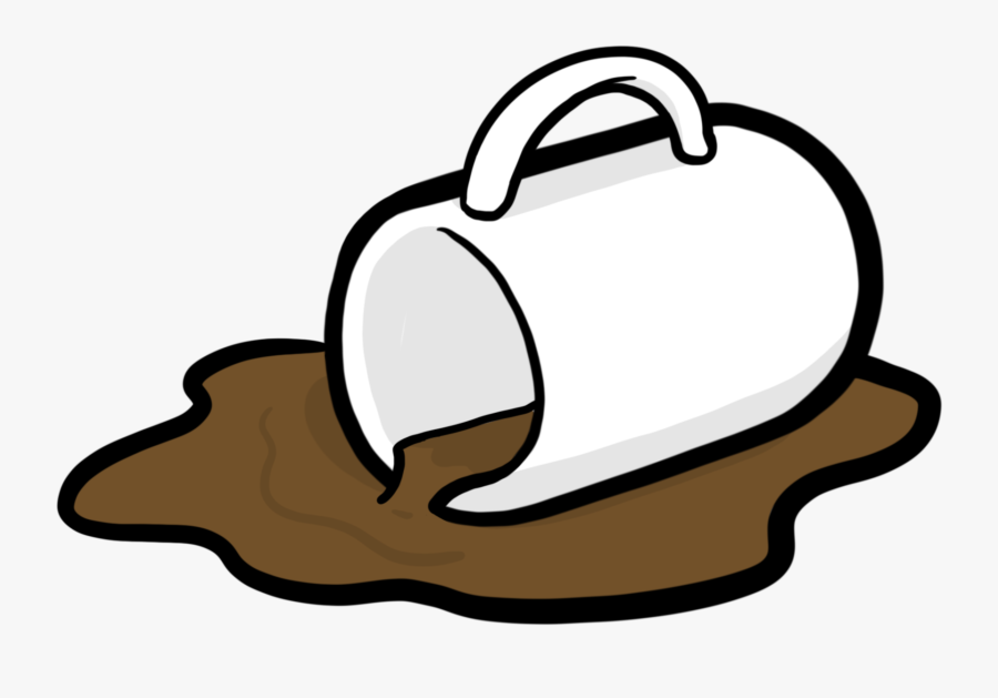 Spilt Cup Of Tea - Spilt Tea Cup Clipart, Transparent Clipart