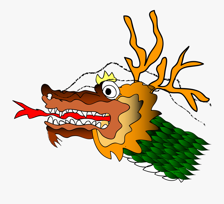Dragon Chinese New Year 2 Redonkulous - Chinese Dragon Face Clipart, Transparent Clipart