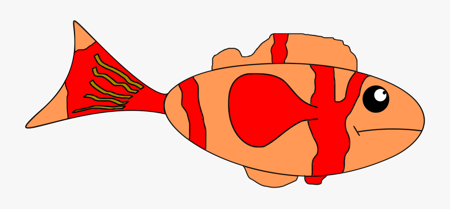 Goldfish Clipart Colored - Clipart Fish Sad Transparent, Transparent Clipart