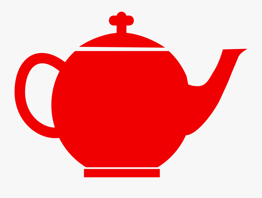 Jubilee Tea Pot Red - Tea Pot Png, Transparent Clipart