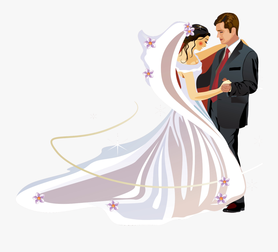 Weddings Clip Art Pinterest - Bride And Groom Clipart Png, Transparent Clipart