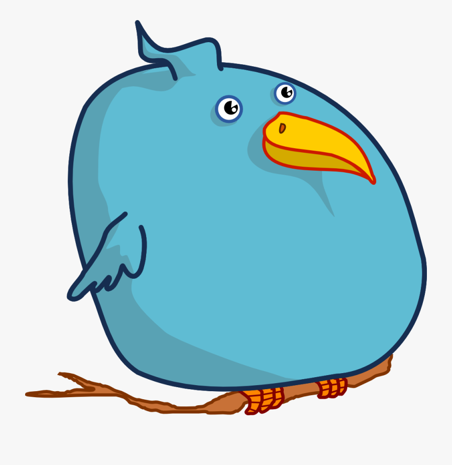 Image For Fat Animal - Fat Bird Clipart, Transparent Clipart