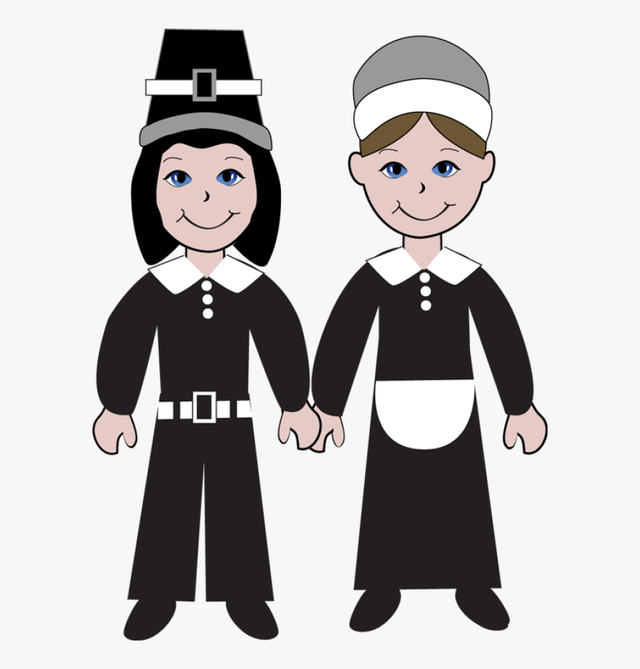 Pilgrim Clothing Clipart - Puritans Clipart, Transparent Clipart