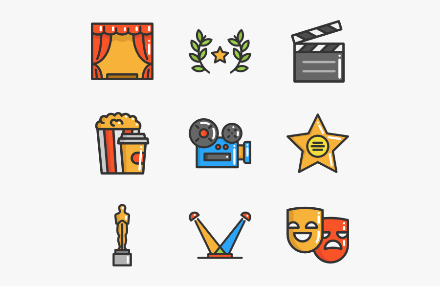 Movie Clipart Movie Theater - Water Park Icons Png, Transparent Clipart
