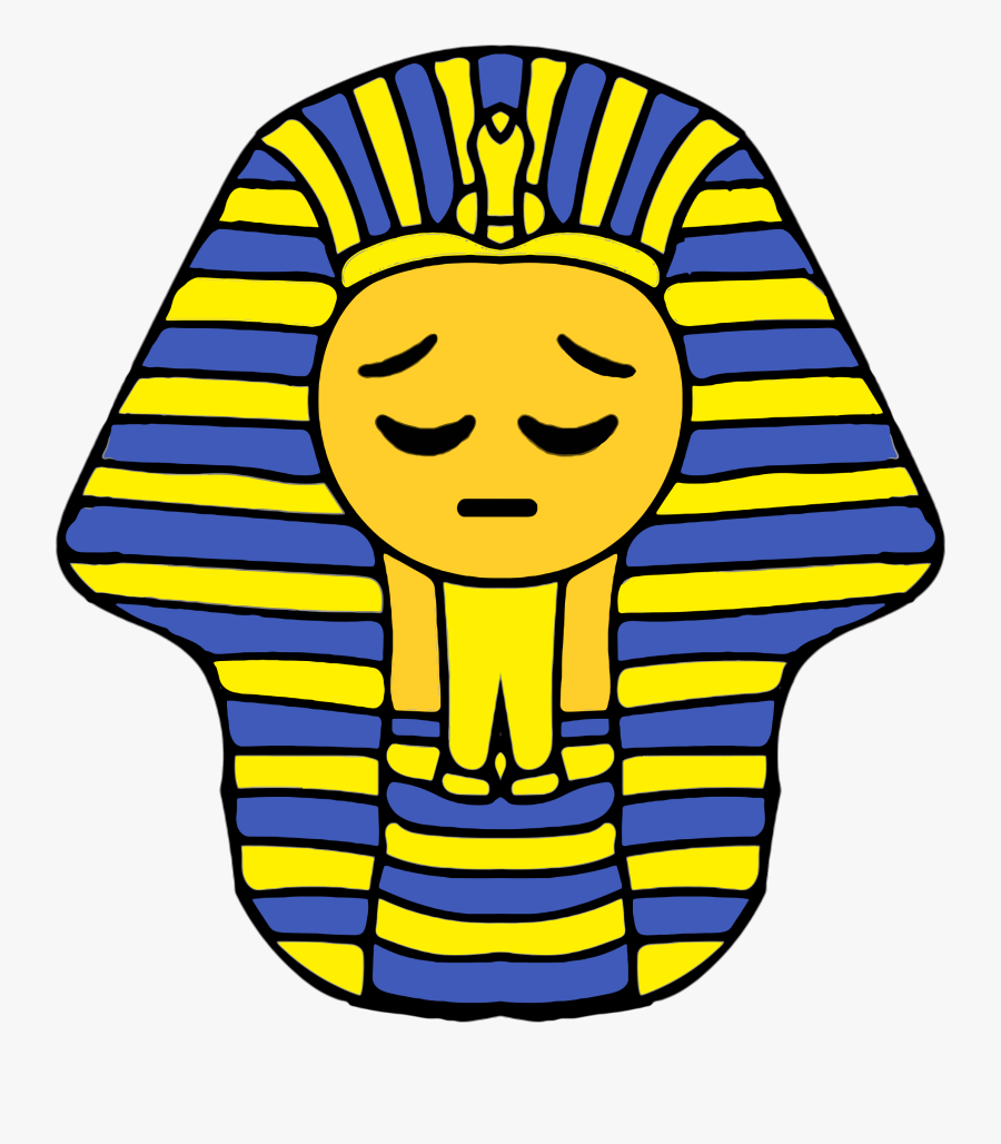 Ancient Egypt Curse Of - Pharaoh Emoji, Transparent Clipart