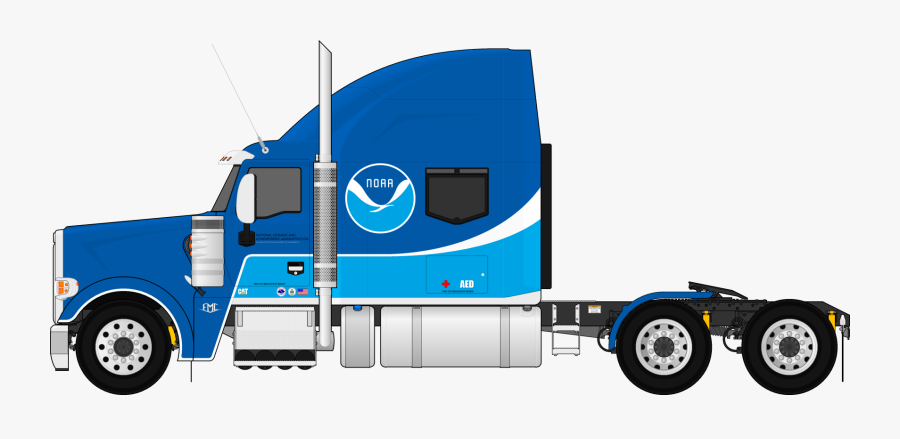 Banner Download Collection Of Semi - Semi Trailer Truck Drawing, Transparent Clipart