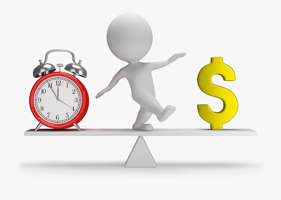 Balance-guy - Money Time People, Transparent Clipart