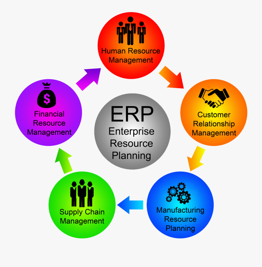 Enterprise Resource Planning Diagram, Transparent Clipart