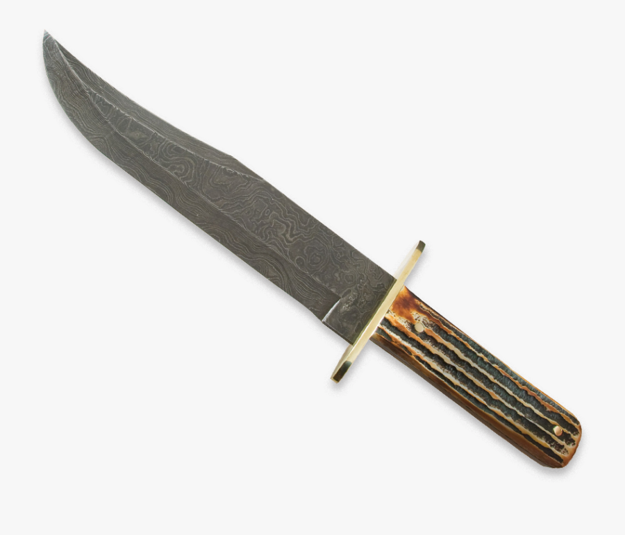 Damascus Bowie Knives Png - Bowie Knife Png, Transparent Clipart