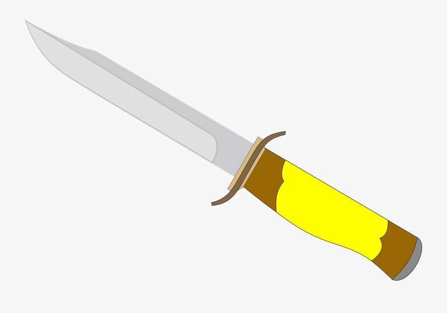 Knife Clipart Blunt Knife - Knife Flashcard, Transparent Clipart