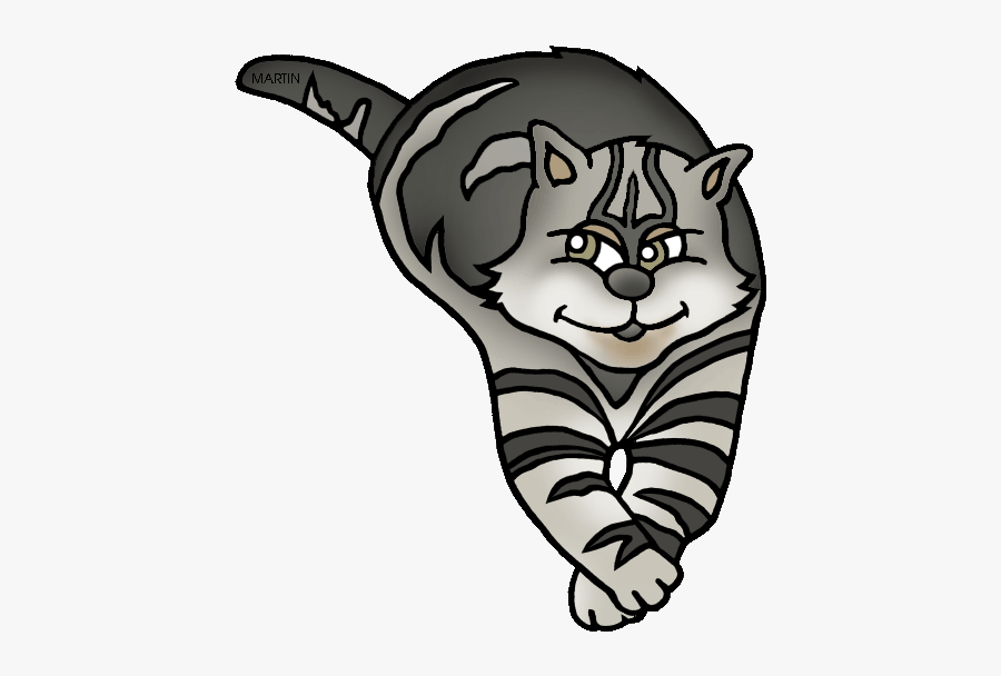 Massachusetts State Cat - Cat Phillip Martin Clipart, Transparent Clipart