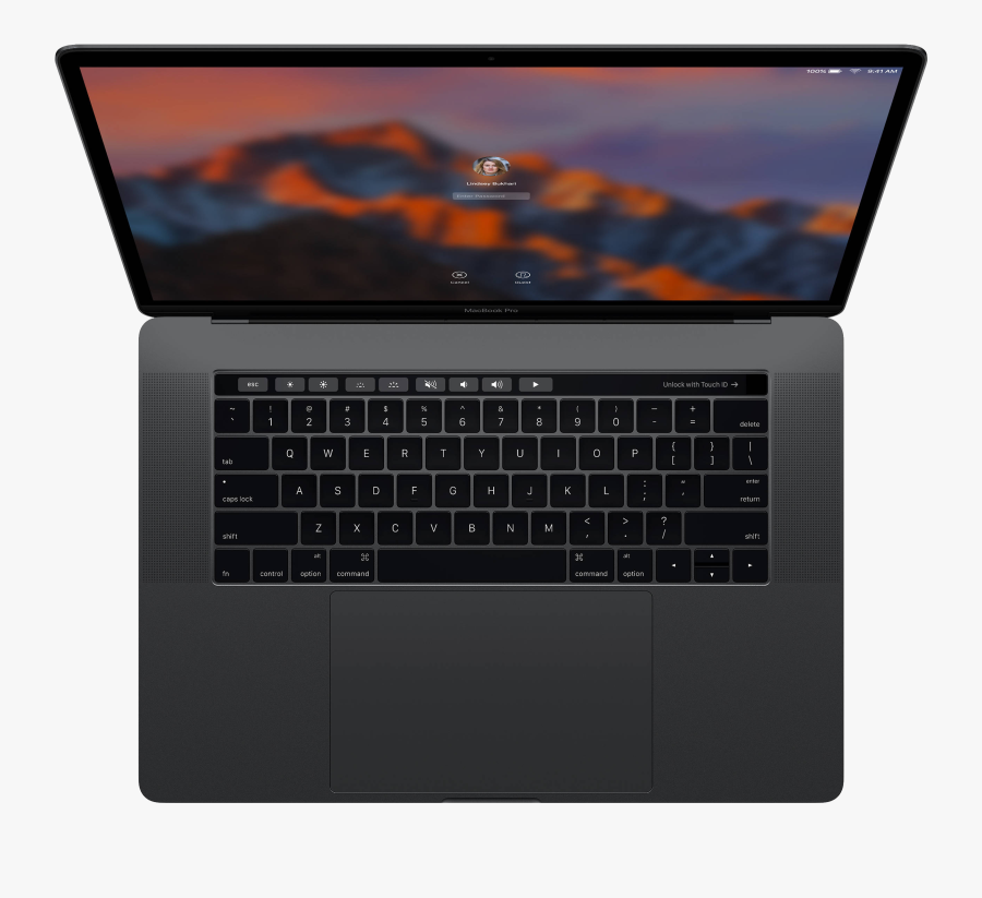 Macbook Png - Space Grey Macbook Pro 15 Inch, Transparent Clipart