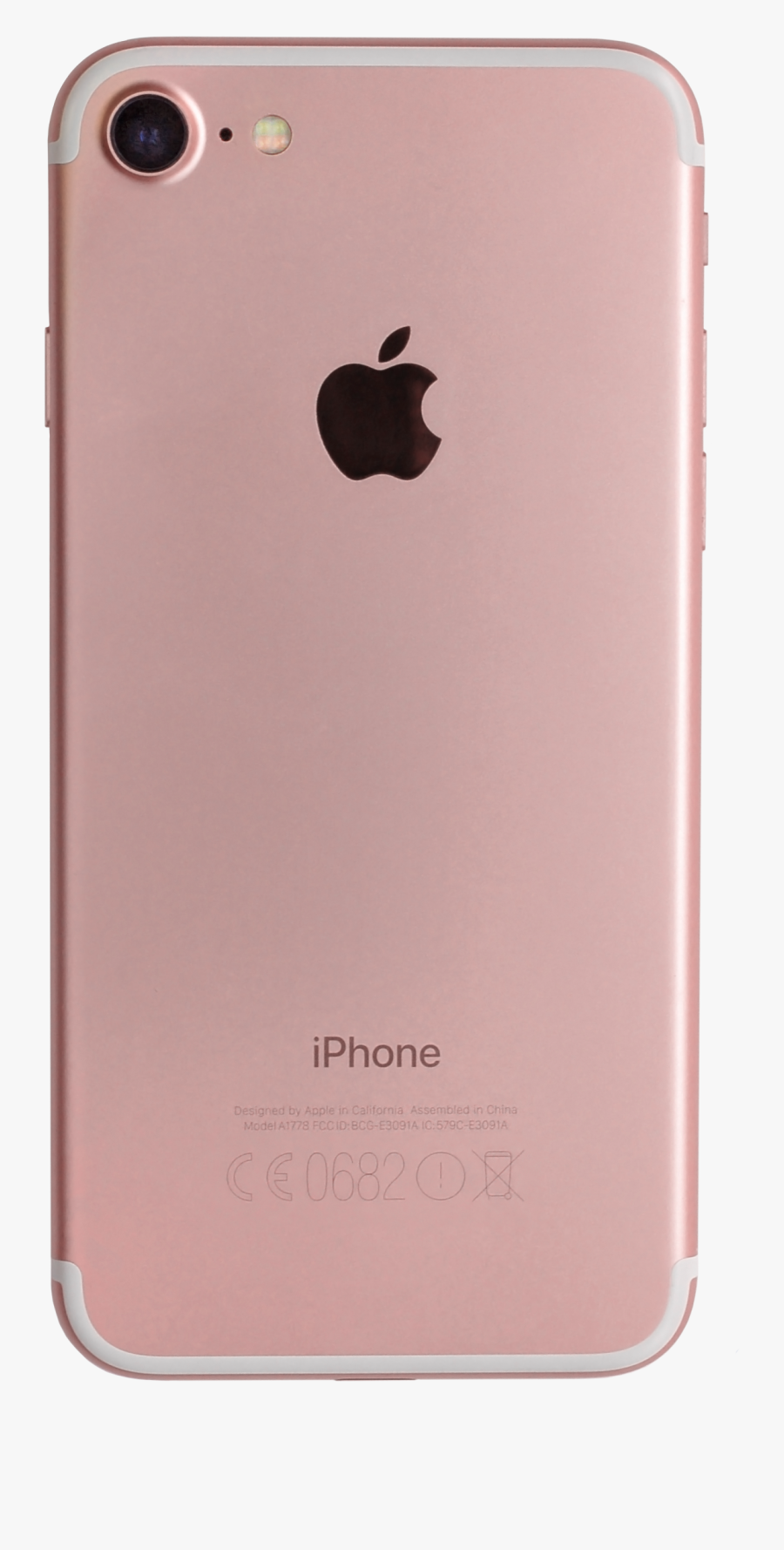 File A Back Retouch - Iphone 7 Rosegold Png, Transparent Clipart