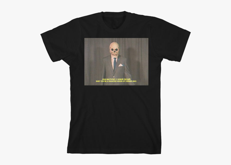 Gerard Way Haunted House Shirt, Transparent Clipart