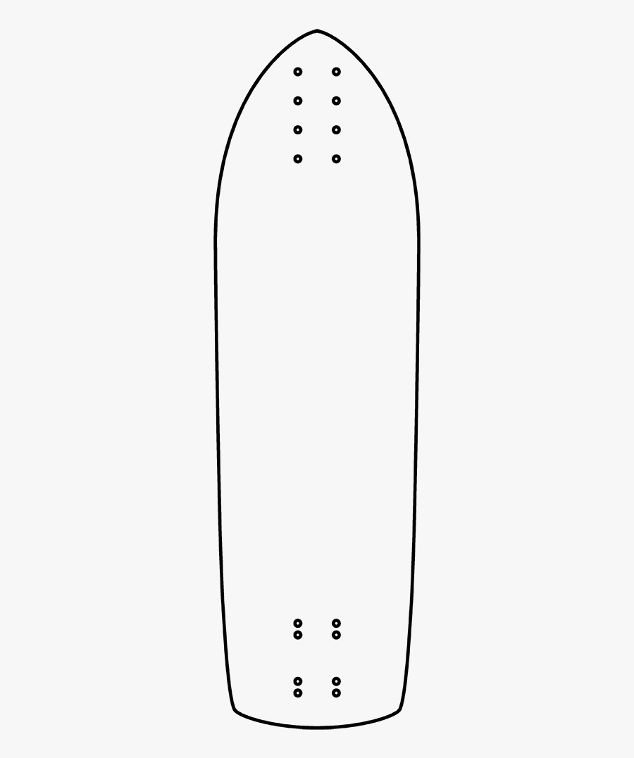 Custom Spirit 30 Slalom Subsonic Skateboards - Skateboard Deck Vector, Transparent Clipart