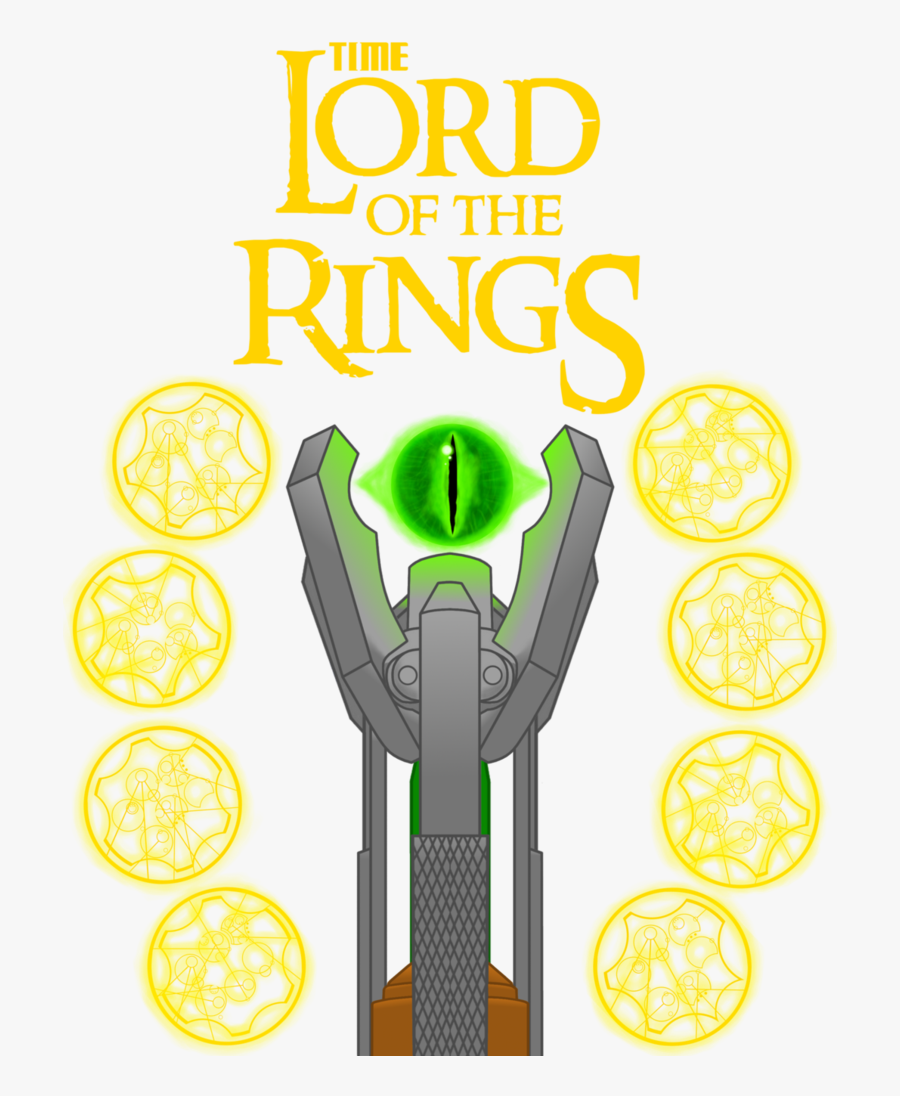 Transparent Cross And Rings Clipart - Lord Of The Rings Logo Transparent, Transparent Clipart