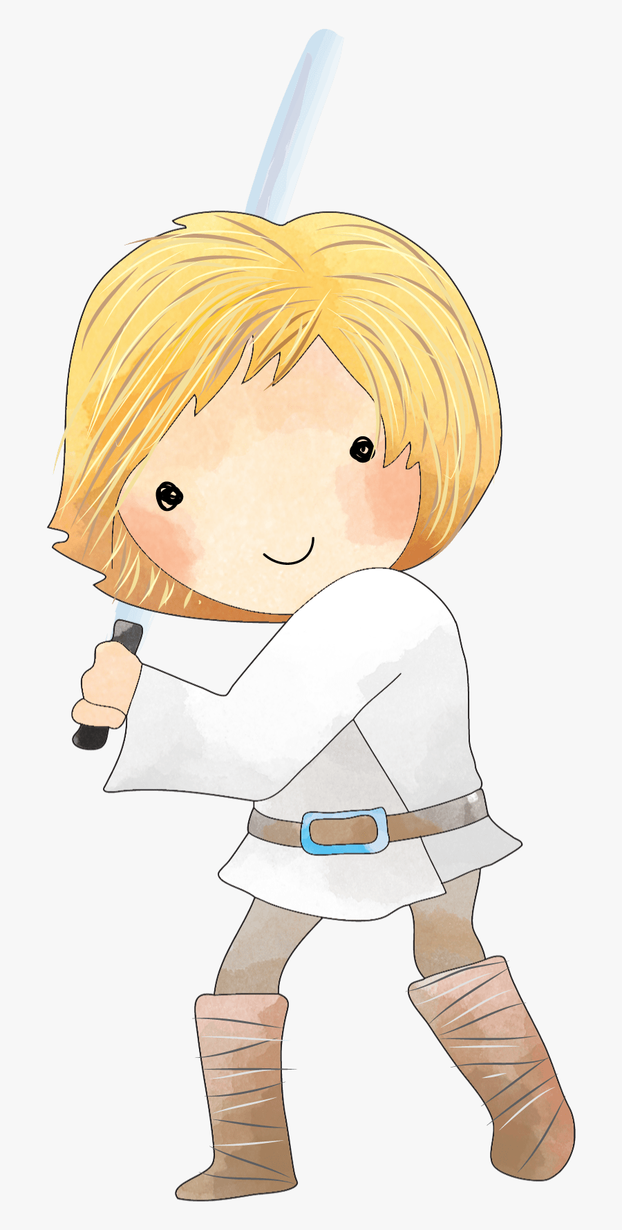 Luke Star Wars Clipart Png - Cartoon , Free Transparent Clipart ...