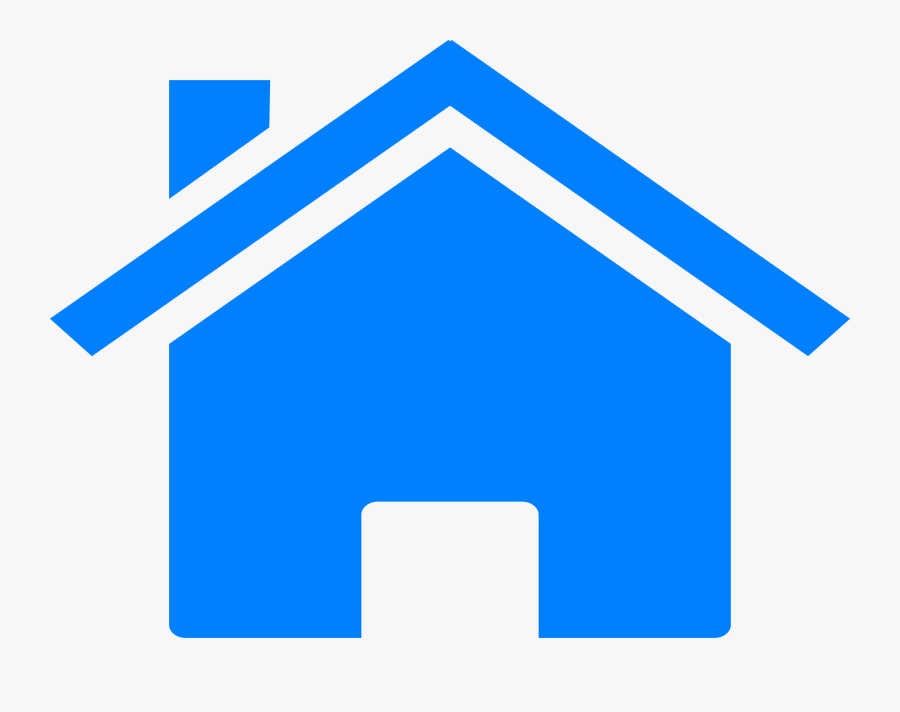 Clipart Home Home Address - Home Logo Png Blue, Transparent Clipart