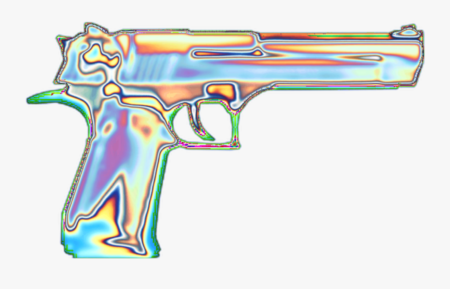 jpg royalty free download holographic holo gun vaporwave gun vaporwave png free transparent clipart clipartkey gun vaporwave png free transparent