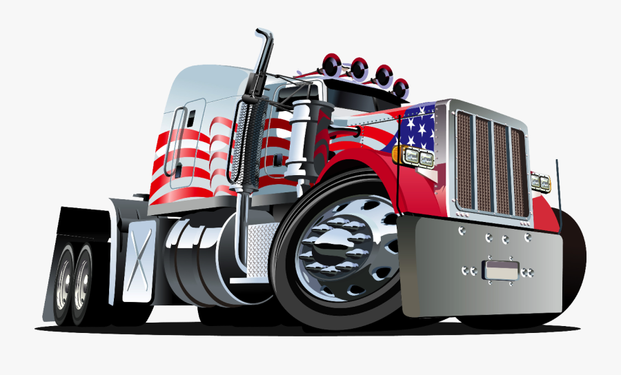 Download Car Semi-trailer Truck Pickup Truck - American Flag Semi ...