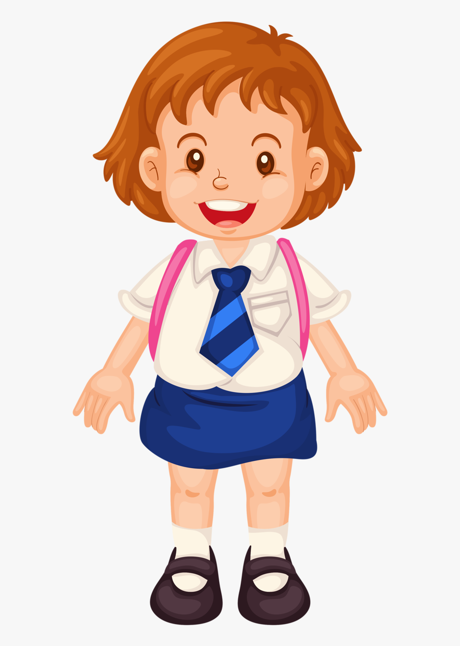Girl In Uniform Clipart, Transparent Clipart