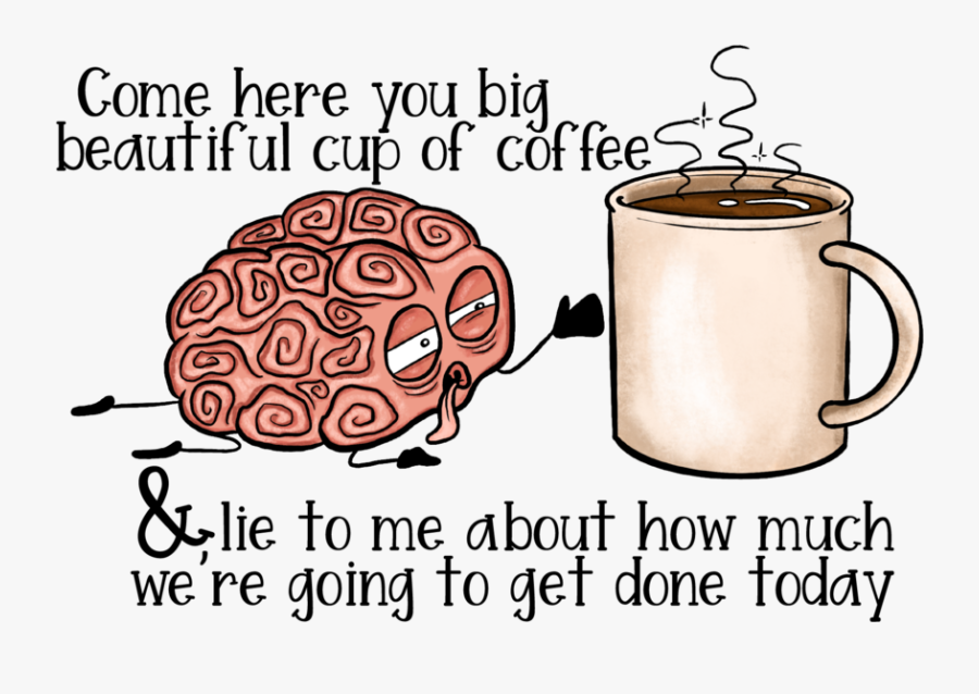 Big Beautiful Cup Of Coffee - Illustration, Transparent Clipart