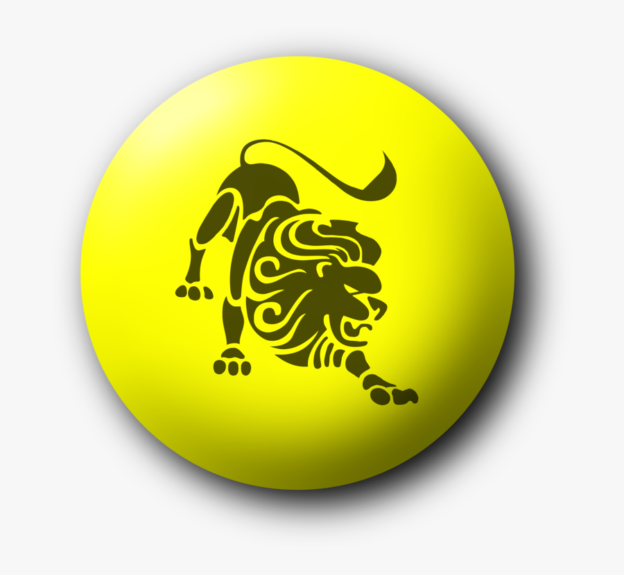 Computer Wallpaper,symbol,yellow - Leo Zodiac Sign Png, Transparent Clipart