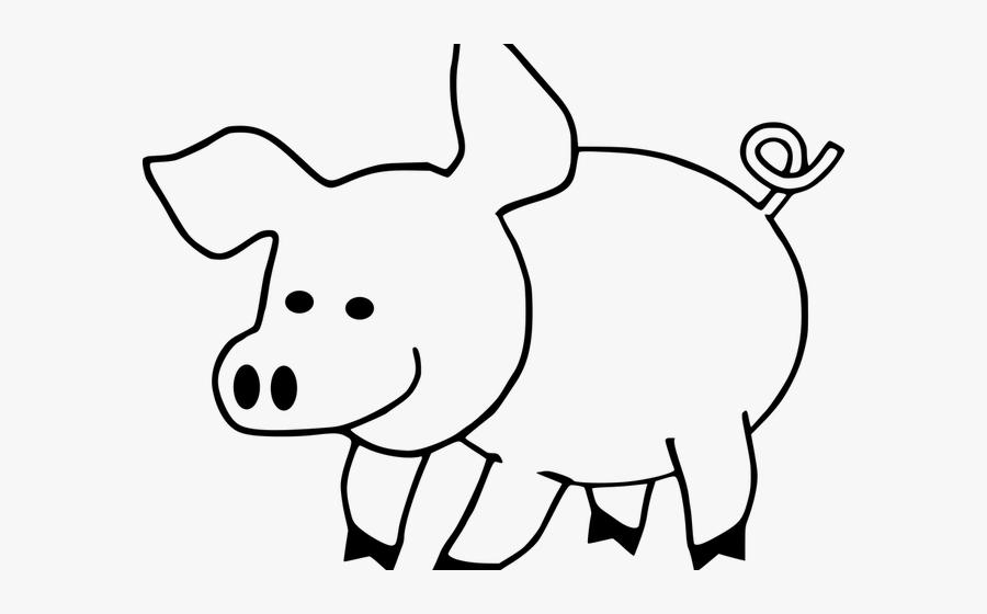 Pig Pictures For Coloring, Transparent Clipart
