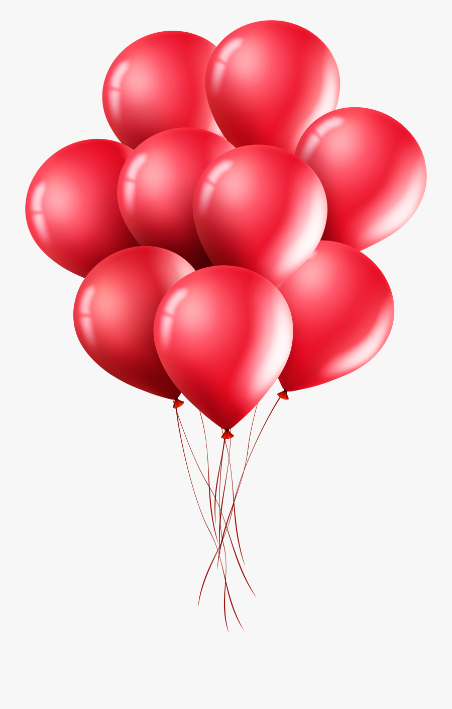 Transparent Balloons Png - Transparent Background Red Balloons Png, Transparent Clipart