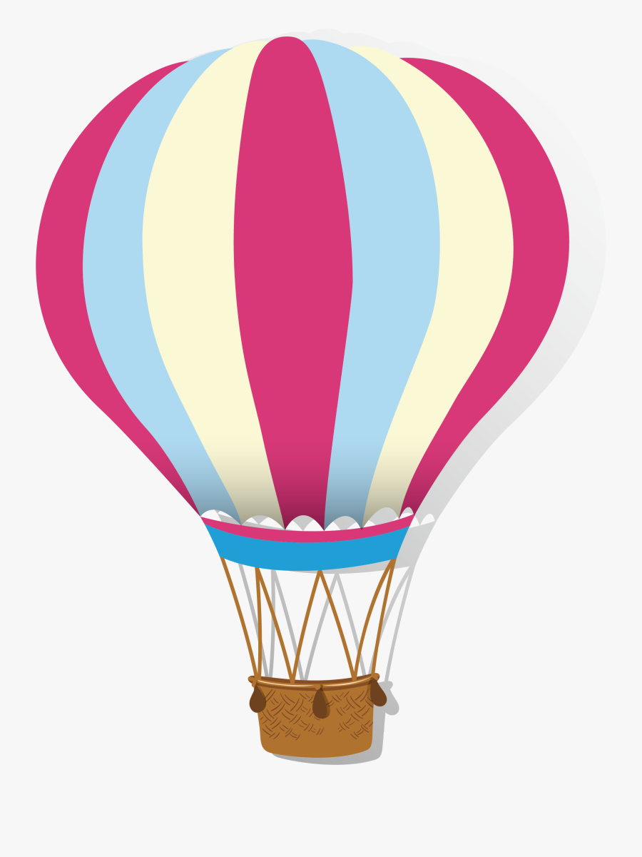 Download Pink Hot Air Balloon Png - Hot Air Balloon Clipart Pink ...