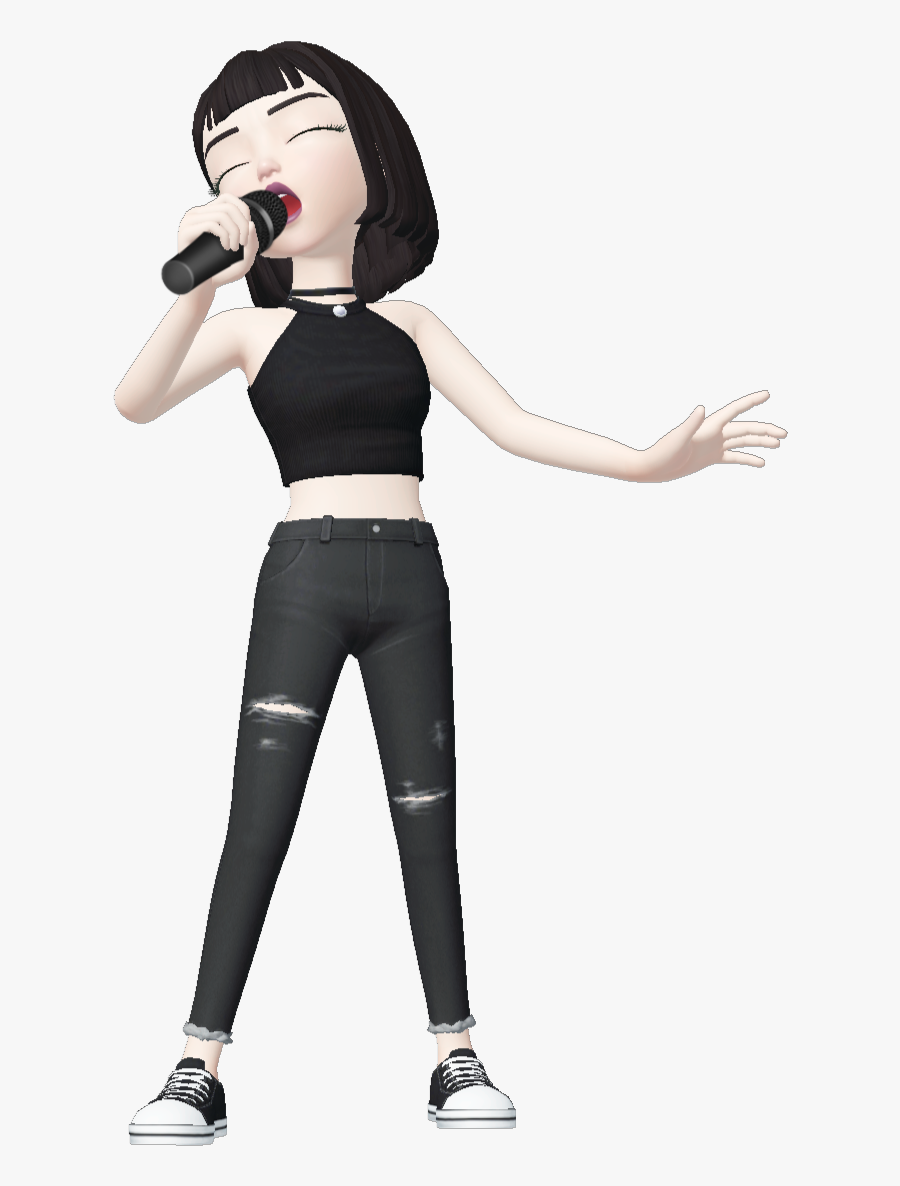 Girl Singer Png, Transparent Clipart