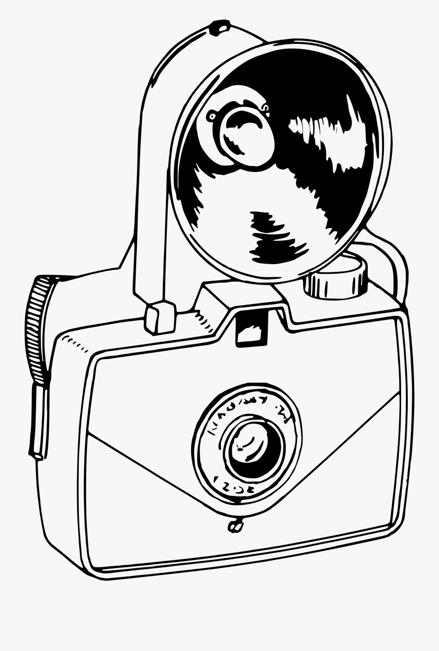 Clip Royalty Free Stock Clipart Camera Big Image - Old Fashioned Camera Cartoon, Transparent Clipart