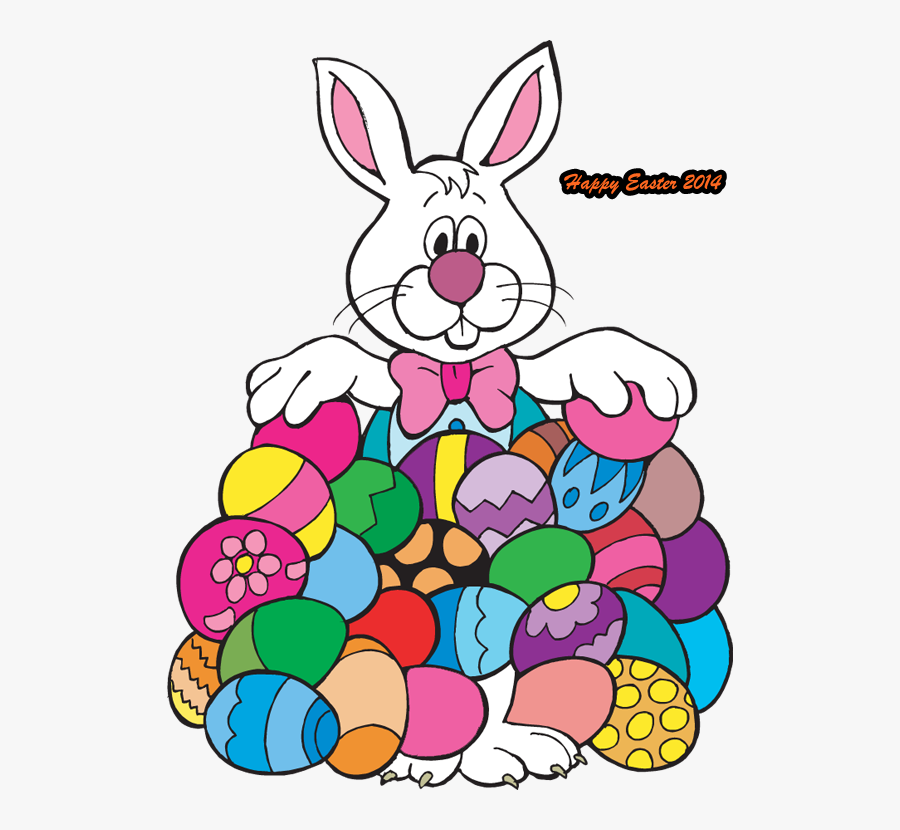 Easter Clipart Resurrection Empty Tomb - Easter Bunny With Eggs Clipart, Transparent Clipart