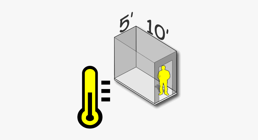 Climate Controlled Storage Unit Clipart, Transparent Clipart