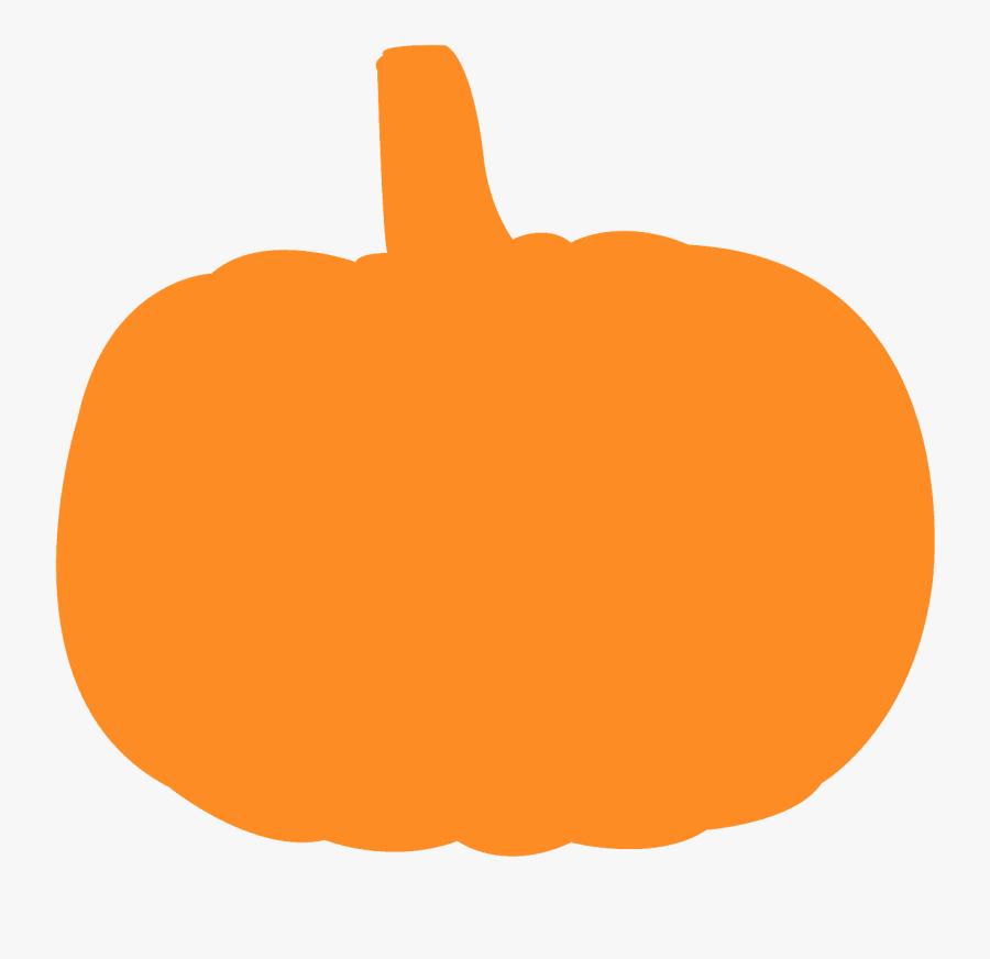 Pumpkin Silhouette, Transparent Clipart