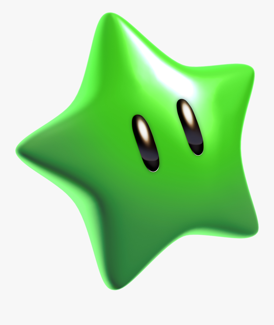 Fantendo, The Nintendo Fanon Wiki - Super Mario Green Star, Transparent Clipart