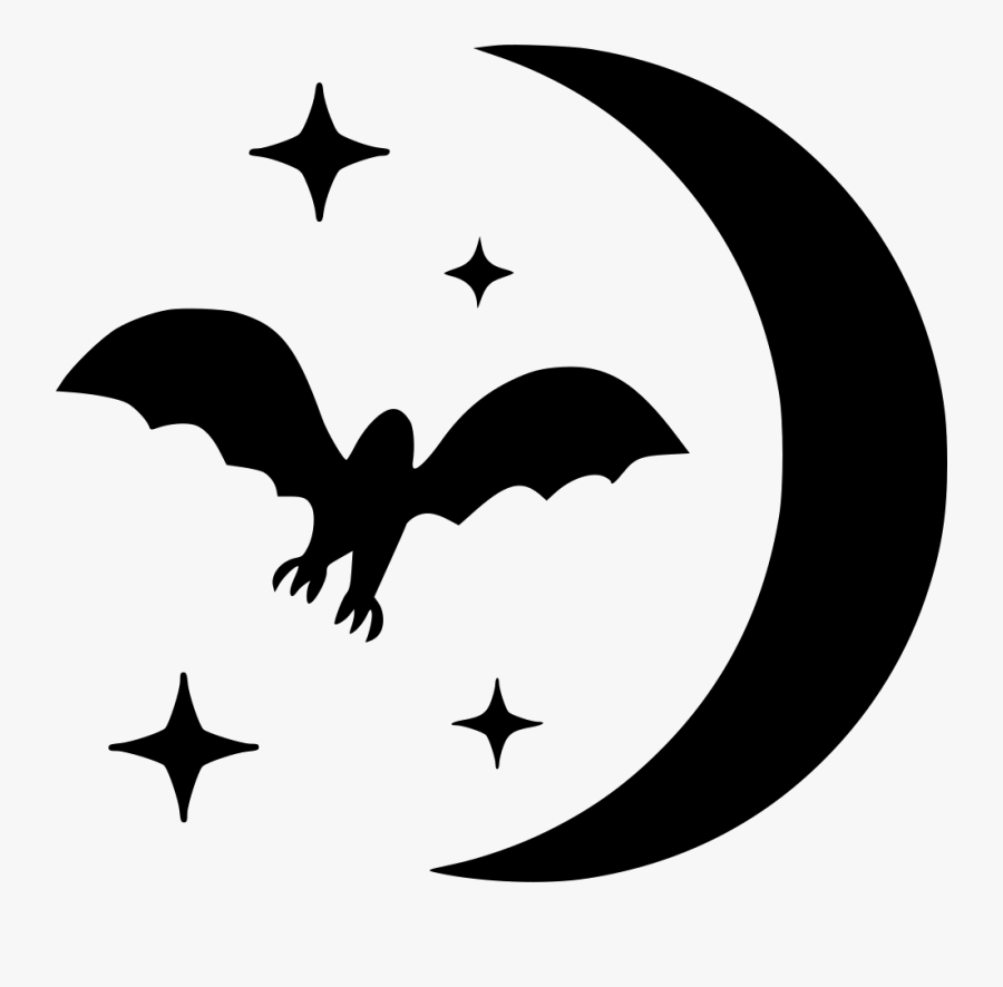 Moon Stars Night Halloween - Halloween Stars Png, Transparent Clipart